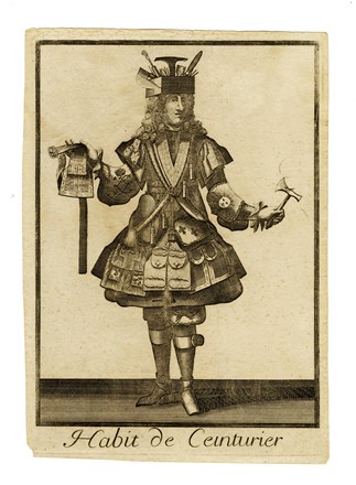  Nicolas de Larmessin  (Parigi,, 1632 - 1694) [da] : Habit de Centurier / Habit  [..]