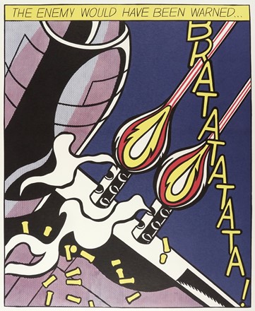  Roy Lichtenstein  (New York, 1923 - 1997) : As I opened the fire (Trittico).  -  [..]