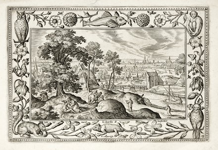  Adriaen Collaert  (Anversa, 1560 - 1618), Hans Bol  (Malines, 1534 - Amsterdam,  [..]