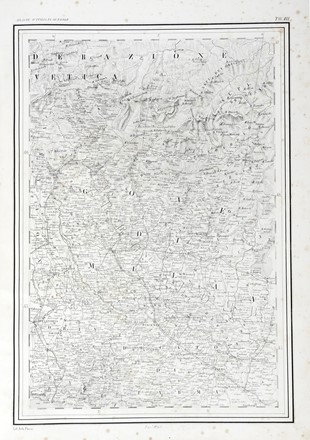  Achille Paris  (editore e stampatore a Firenze, Firenze, 1820 - 1884) : Carta geografica  [..]