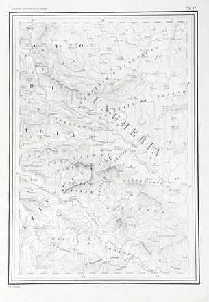  Achille Paris  (editore e stampatore a Firenze, Firenze, 1820 - 1884) : Carta geografica  [..]