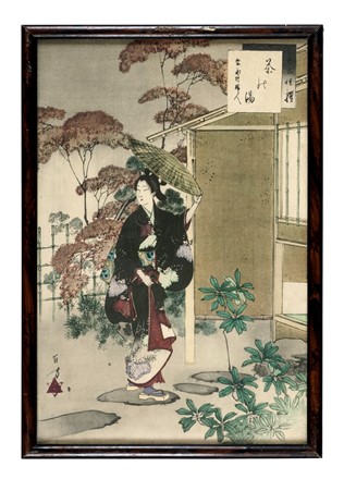  Mizuno Toshikata  (1866 - 1908) : Dodici tavole da Sanjroku kasen (trentasei bellezze  [..]