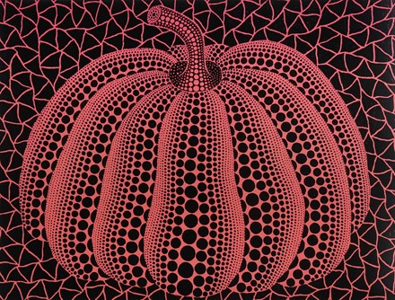  Yayoi Kusama  (Matsumoto, 1929) [da] : Pumpkins. Lotto composto di 10 incisioni.  [..]