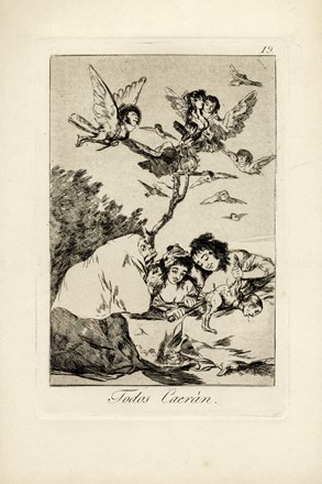  Francisco Goya y Lucientes  (Fuendetodos,, 1746 - Bordeaux,, 1828) : Los Caprichos.  [..]