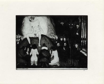  Stefan Eggeler  (Vienna, 1894 - 1969) : Walpurgisnacht.  - Asta Arte Antica, Moderna  [..]