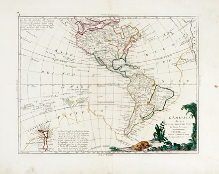  Antonio Zatta  (Venezia, 1757 - 1797) : L'America / L'Africa / L'Asia /L'Europa.  [..]