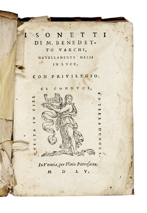 Lotto di 3 cinquecentine di filosofia e politica.  Aulus Persius Flaccus, Aristoteles, Francesco Patrizi  (Cherso, 1529 - Roma, 1597), Benedetto Varchi  - Asta Libri, Autografi e Manoscritti - Libreria Antiquaria Gonnelli - Casa d'Aste - Gonnelli Casa d'Aste