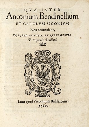 Lotto di opere dell'umanista lucchese Antonio Bendinelli stampate dal Busdraghi.  Antonio Bendinelli  - Asta Libri, Autografi e Manoscritti - Libreria Antiquaria Gonnelli - Casa d'Aste - Gonnelli Casa d'Aste