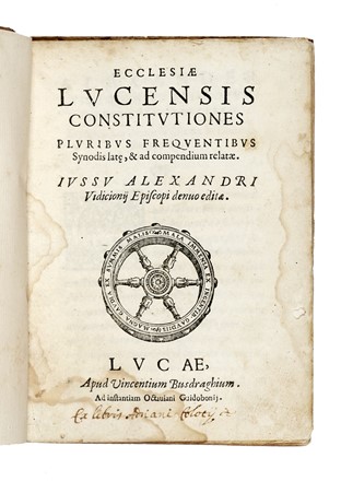 Lotto di 3 libri religiosi stampati dal Busdraghi a Lucca.  Cesare Franciotti  (1557 - 1627)  - Asta Libri, Autografi e Manoscritti - Libreria Antiquaria Gonnelli - Casa d'Aste - Gonnelli Casa d'Aste