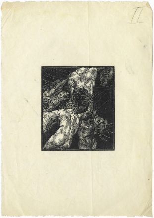  Adolfo De Carolis  (Montefiore dell'Aso, 1874 - Roma, 1928) : Due xilografie.  - Asta Stampe, disegni, carte geografiche e vedute - Libreria Antiquaria Gonnelli - Casa d'Aste - Gonnelli Casa d'Aste