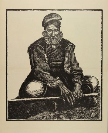  Mario Delitala  (Orani, 1887 - Sassari, 1990) : Cinque xilografie da L'Eroica.  - Auction Prints, Drawings, Maps and Views - Libreria Antiquaria Gonnelli - Casa d'Aste - Gonnelli Casa d'Aste