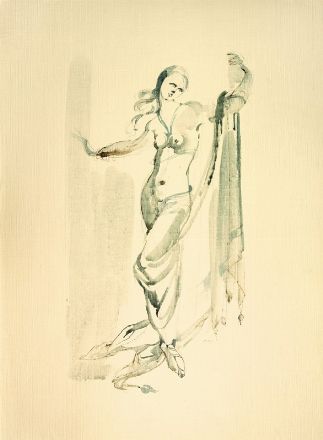  Anna Anni  (Marradi, 1926 - Firenze, 2011) : Tre bozzetti per costumi teatrali.  - Asta Stampe e Disegni - Libreria Antiquaria Gonnelli - Casa d'Aste - Gonnelli Casa d'Aste