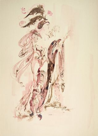  Anna Anni  (Marradi, 1926 - Firenze, 2011) : Tre bozzetti per costumi teatrali.  - Asta Stampe e Disegni - Libreria Antiquaria Gonnelli - Casa d'Aste - Gonnelli Casa d'Aste