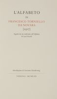 L'alfabeto di Francesco Torniello da Novara: (1517) seguito da un confronto coll'alfabeto di Luca Pacioli.