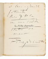 Dedica autografa su libro La ville charnelle.