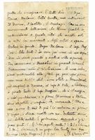 Lunga lettera autografa firmata inviata a Giovanni Cal (Zvanola).