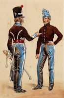 Due uomini in uniformi militari.