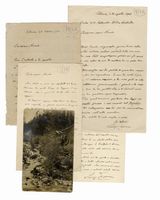Raccolta di 15 lettere autografe firmate - insieme a 1 lettera e 1 cartolina della moglie Ada - inviate al Prof. G. E. Nuccio.