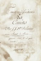 Trait et Dfinition / des / Comtes - An 1812.