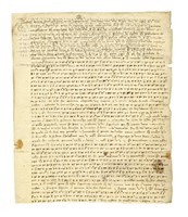 Lettera in parte cifrata a firma di Enrico Panigarola.