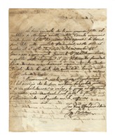 Lettera autografa firmata inviata all'avv. Ruggiero, Napoli.