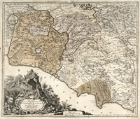 Due mappe, una dello Stato pontificio l'altra delle province dei Gesuiti in America del Sud.