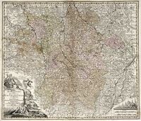Mappa Geographica in qua Ducatus Lotharingiae et Barr ut et Episcopatuum Metens. Tullens. Verdunens. Territorià