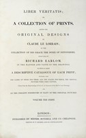 Liber veritatis after the original designs of Claude le Lorrain.