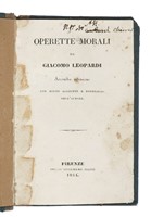 Operette morali [...] seconda edizione.