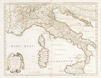 ITALIA ANTIQUA cum Itineribus antiquis Cum Insulis Sicilia Sardinia & Corsica.