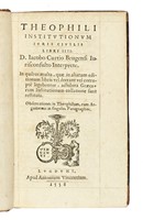 Theophili institutionum iuris civilis libri IIII.