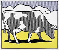 Cow Going Abstract (Triptych).