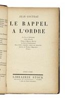 Dedica autografa su libro Le rappel a l'ordre.