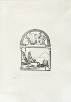 Lotto composto di 13 prove di stampa per illustrare Christus di Fausto Salvadori.