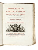 Dissertazioni sopra l'istoria pisana [...]. Tomo I. Parte I (-II).