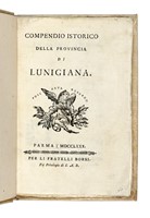 Compendio istorico della provincia di Lunigiana.