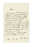 Lettera autografa firmata, inviata a [Ren-Charles-Hippolyte Le Prestre] marquis de Chateaugiron, pair de France.