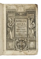 Biblia sacra vulgatae editionis Sixti V...