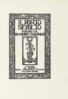 Il porto sepolto poesie [...] presentate da Benito Mussolini con fregi di Francesco Gamba.