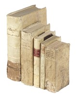 Lotto di 5 opere di scienze naturali dal Seicento all'Ottocento, in italiano, latino e francese.