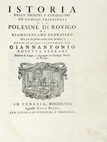 Istoria delle origini e condizioni de' luoghi principali del Polesine di Rovigo...