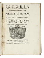 Istoria delle origini e condizioni de' luoghi principali del Polesine di Rovigo...