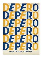 94a mostra Depero. Trento 28 marzo-16 aprile 1953.