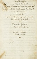 Alberto Magno. Diuiso in tre libri. Nel primo si tratta della virt delle herbe. Nel secondo della virt delle pietre. E nel terzo la virt di alcuni animali.