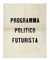 Programma politico futurista.