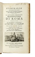 Itinerario istruttivo diviso in otto stazioni o giornate per ritrovare con facilit tutte le antiche e moderne magnificenze di Roma...