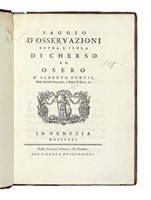 Saggio d'osservazioni sopra l'isola di Cherso ed Osero...