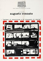 Corposa raccolta di manifesti, pubblicazioni, riviste e inviti a mostre di Luciano Caruso, Magdalo Mussio, Augusto Concato, Antonio Calderara, Bram Bogart e molti altri.