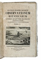 Observationum botanicarum [...] Pars I (-IV et ultima).