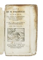 Libro [...] del modo di conoscere i buoni Falconi, Astori, e Sparavieri...